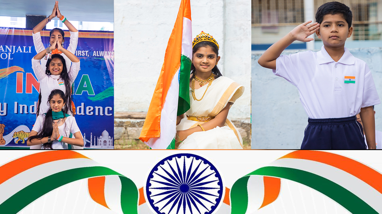 77th Independence Day Celebrations at Neo Geetanjali School